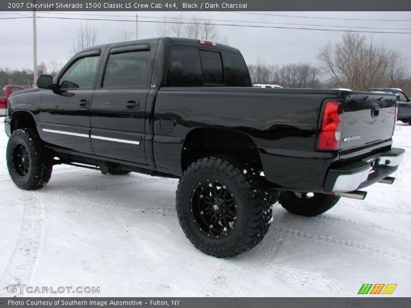 Black / Dark Charcoal 2007 Chevrolet Silverado 1500 Classic LS Crew Cab 4x4