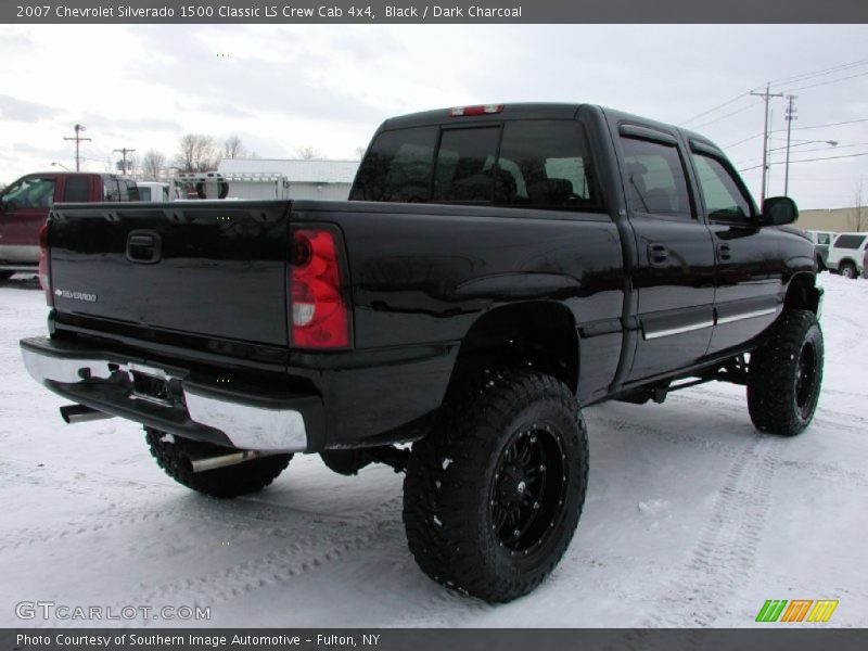 Black / Dark Charcoal 2007 Chevrolet Silverado 1500 Classic LS Crew Cab 4x4