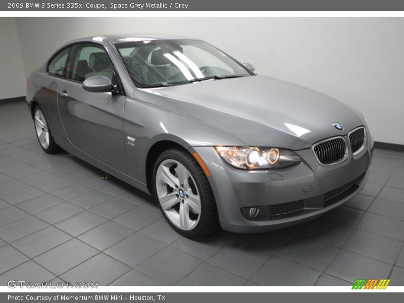 Space Grey Metallic / Grey 2009 BMW 3 Series 335xi Coupe