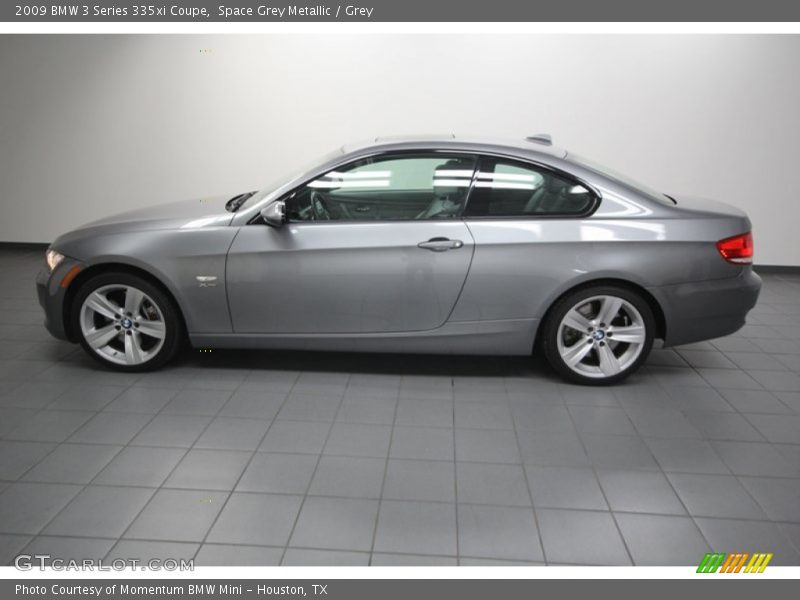 Space Grey Metallic / Grey 2009 BMW 3 Series 335xi Coupe