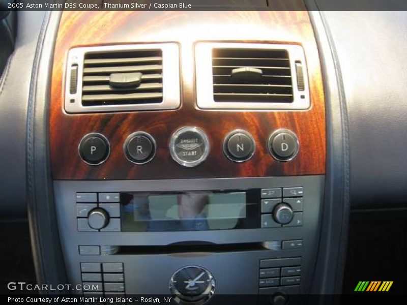 Titanium Silver / Caspian Blue 2005 Aston Martin DB9 Coupe