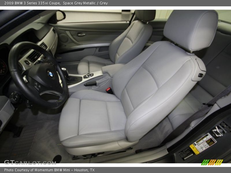 Space Grey Metallic / Grey 2009 BMW 3 Series 335xi Coupe