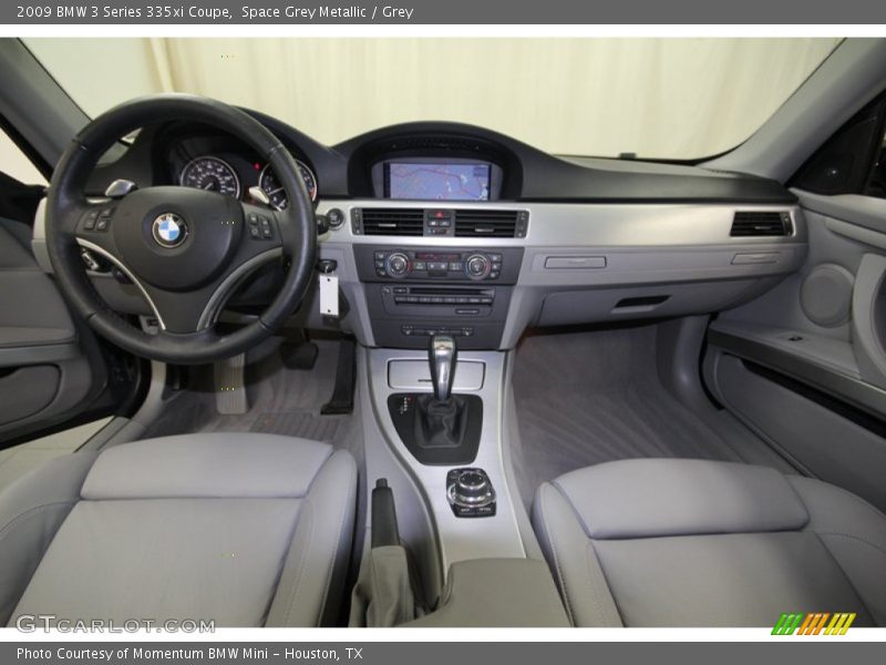 Space Grey Metallic / Grey 2009 BMW 3 Series 335xi Coupe