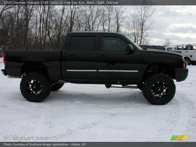 Black / Dark Charcoal 2007 Chevrolet Silverado 1500 Classic LS Crew Cab 4x4