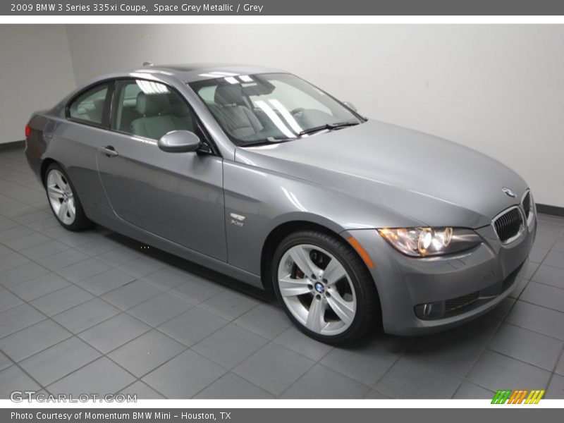 Space Grey Metallic / Grey 2009 BMW 3 Series 335xi Coupe