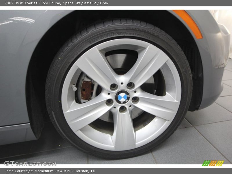 Space Grey Metallic / Grey 2009 BMW 3 Series 335xi Coupe