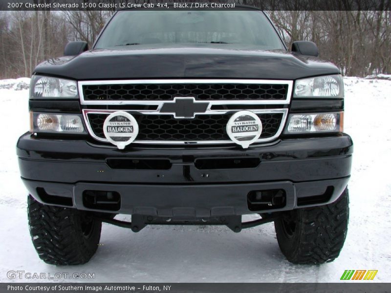Black / Dark Charcoal 2007 Chevrolet Silverado 1500 Classic LS Crew Cab 4x4