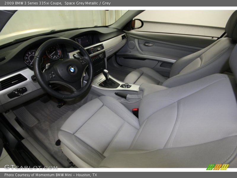 Space Grey Metallic / Grey 2009 BMW 3 Series 335xi Coupe