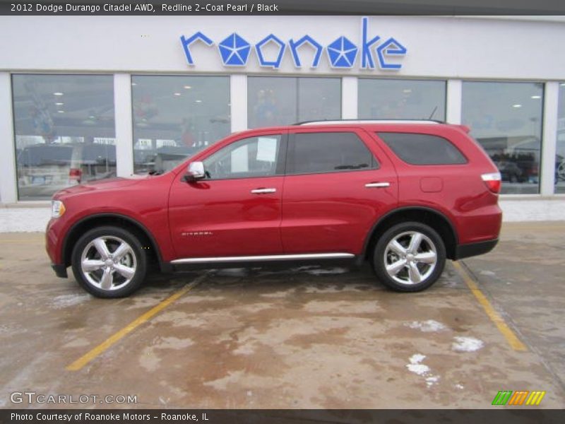 Redline 2-Coat Pearl / Black 2012 Dodge Durango Citadel AWD