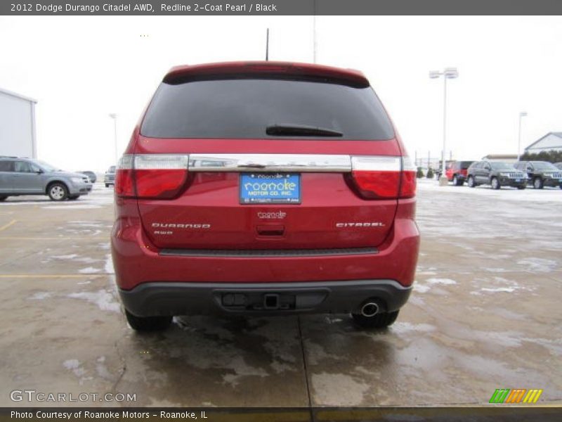 Redline 2-Coat Pearl / Black 2012 Dodge Durango Citadel AWD