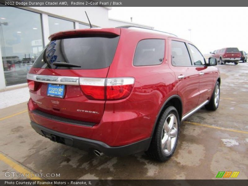 Redline 2-Coat Pearl / Black 2012 Dodge Durango Citadel AWD