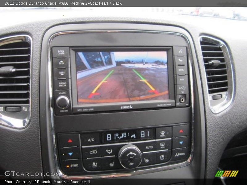 Controls of 2012 Durango Citadel AWD