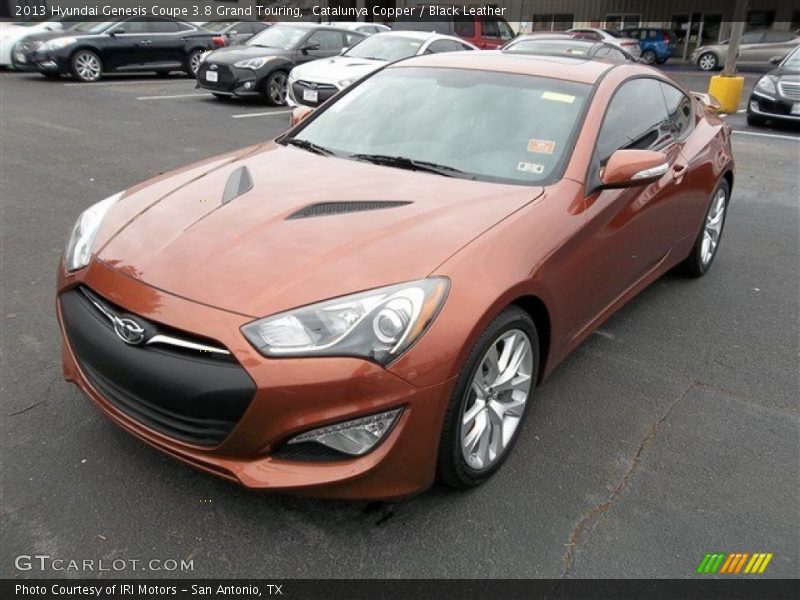 Catalunya Copper / Black Leather 2013 Hyundai Genesis Coupe 3.8 Grand Touring
