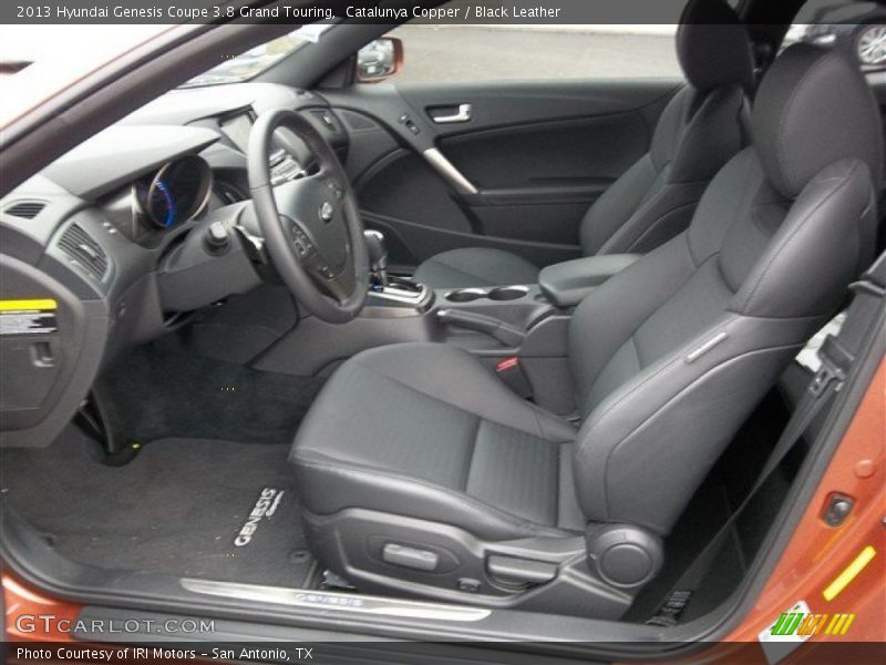 Catalunya Copper / Black Leather 2013 Hyundai Genesis Coupe 3.8 Grand Touring