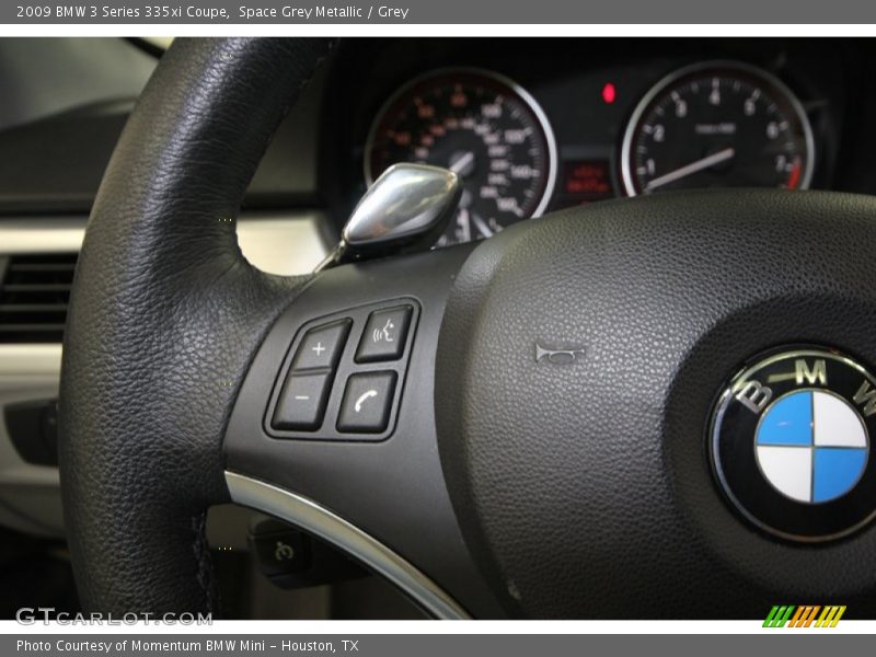 Space Grey Metallic / Grey 2009 BMW 3 Series 335xi Coupe