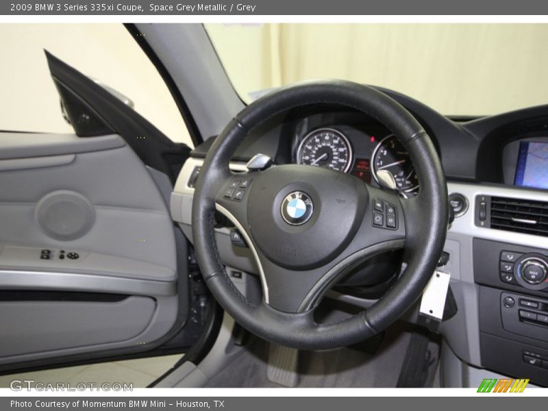 Space Grey Metallic / Grey 2009 BMW 3 Series 335xi Coupe
