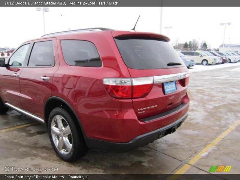 Redline 2-Coat Pearl / Black 2012 Dodge Durango Citadel AWD