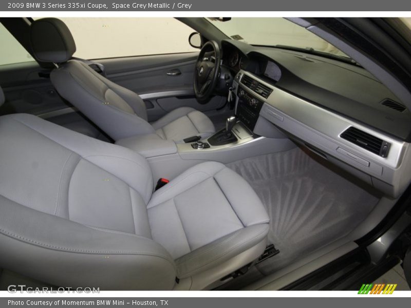 Space Grey Metallic / Grey 2009 BMW 3 Series 335xi Coupe