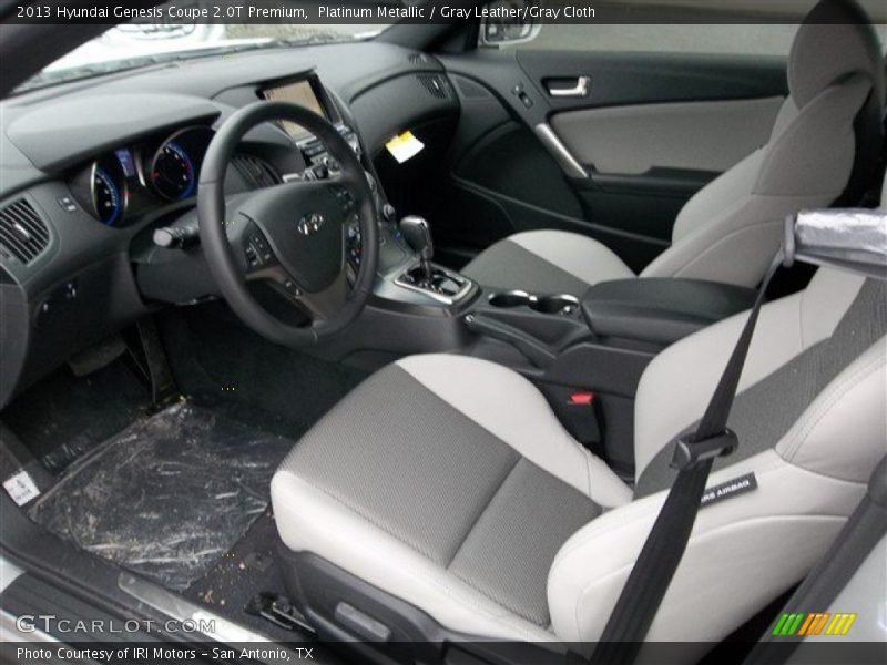 Front Seat of 2013 Genesis Coupe 2.0T Premium
