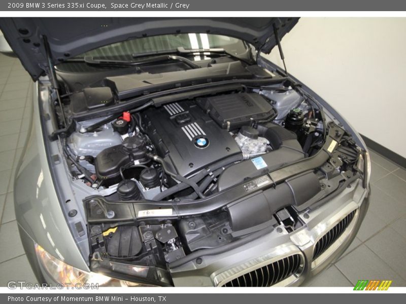 Space Grey Metallic / Grey 2009 BMW 3 Series 335xi Coupe
