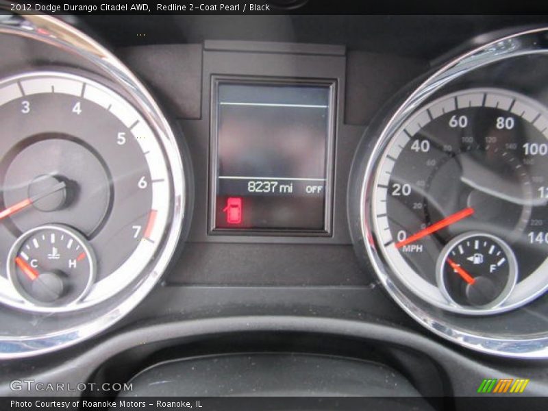 Redline 2-Coat Pearl / Black 2012 Dodge Durango Citadel AWD