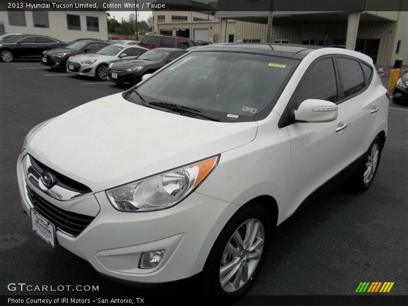 Cotton White / Taupe 2013 Hyundai Tucson Limited