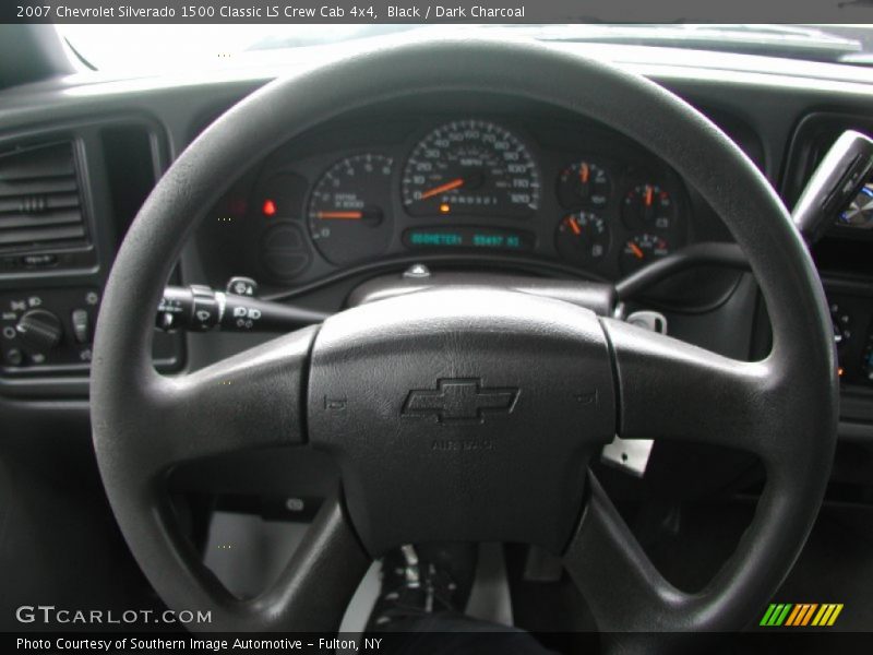 Black / Dark Charcoal 2007 Chevrolet Silverado 1500 Classic LS Crew Cab 4x4