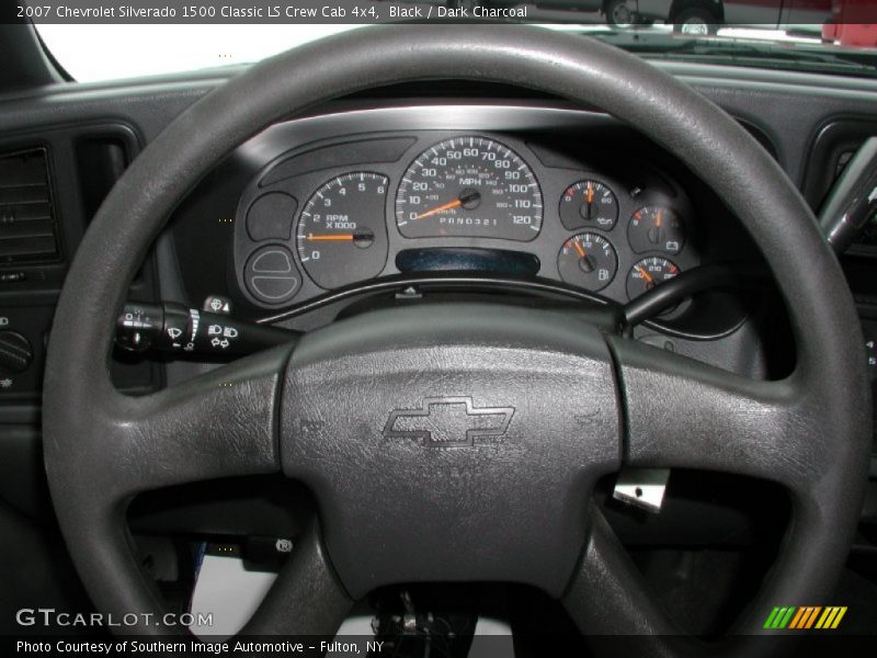 Black / Dark Charcoal 2007 Chevrolet Silverado 1500 Classic LS Crew Cab 4x4