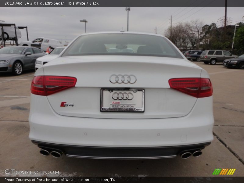 Ibis White / Black 2013 Audi S4 3.0T quattro Sedan