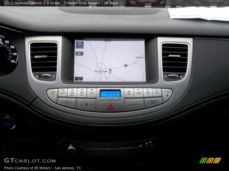 Titanium Gray Metallic / Jet Black 2012 Hyundai Genesis 3.8 Sedan