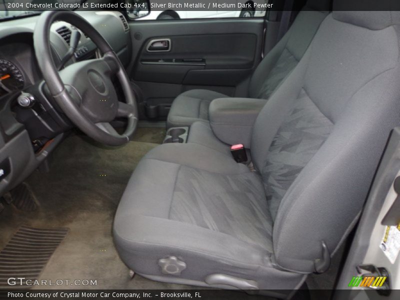 Silver Birch Metallic / Medium Dark Pewter 2004 Chevrolet Colorado LS Extended Cab 4x4