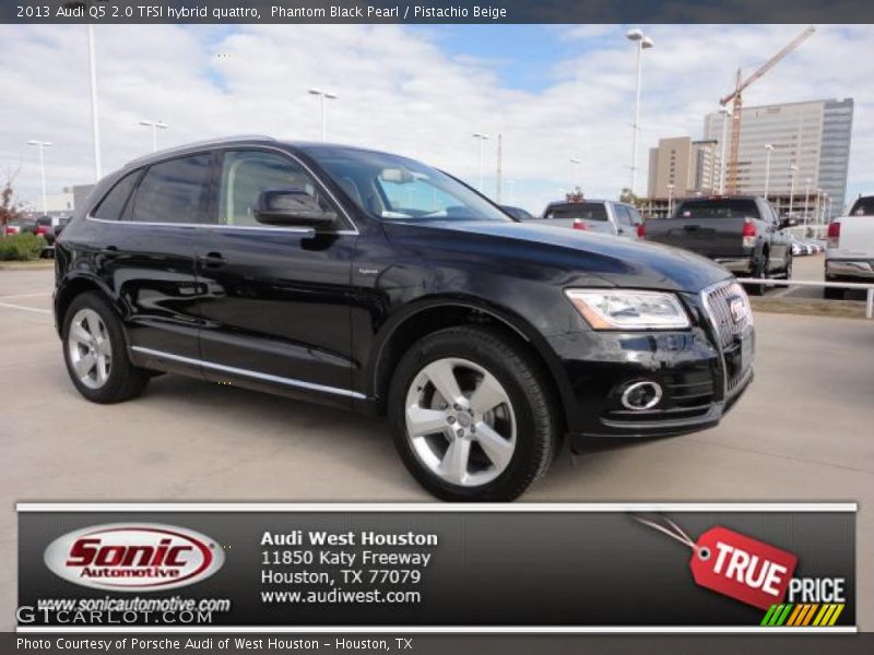 Phantom Black Pearl / Pistachio Beige 2013 Audi Q5 2.0 TFSI hybrid quattro