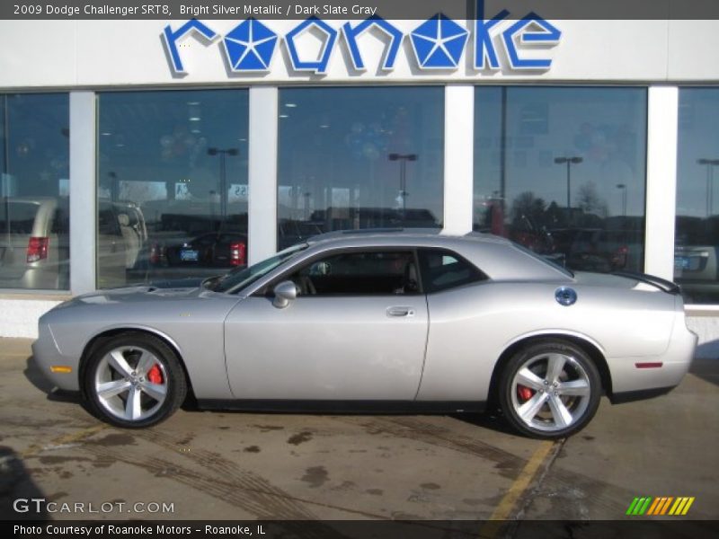 Bright Silver Metallic / Dark Slate Gray 2009 Dodge Challenger SRT8