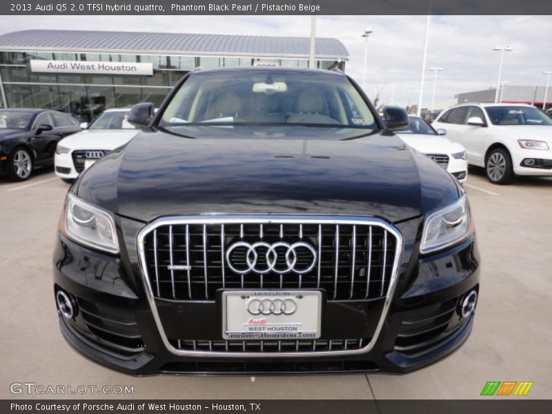 Phantom Black Pearl / Pistachio Beige 2013 Audi Q5 2.0 TFSI hybrid quattro