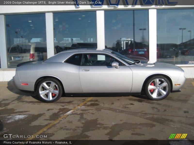 Bright Silver Metallic / Dark Slate Gray 2009 Dodge Challenger SRT8