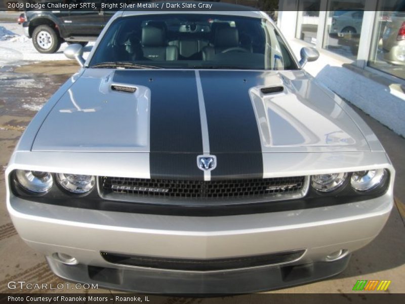 Bright Silver Metallic / Dark Slate Gray 2009 Dodge Challenger SRT8