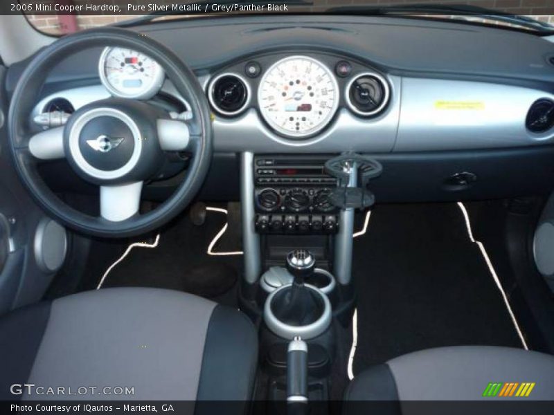 Pure Silver Metallic / Grey/Panther Black 2006 Mini Cooper Hardtop