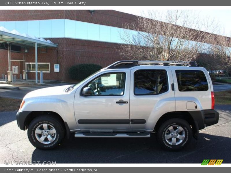 Brilliant Silver / Gray 2012 Nissan Xterra S 4x4