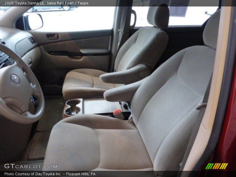 Salsa Red Pearl / Taupe 2005 Toyota Sienna LE