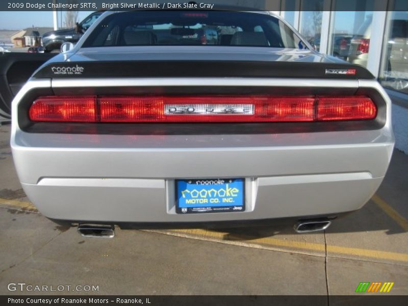 Bright Silver Metallic / Dark Slate Gray 2009 Dodge Challenger SRT8