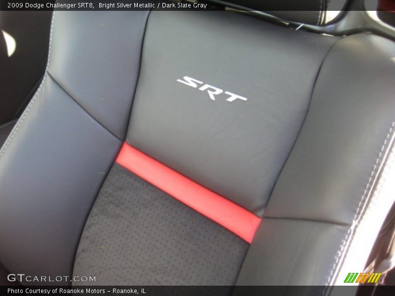 Bright Silver Metallic / Dark Slate Gray 2009 Dodge Challenger SRT8