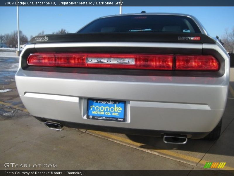 Bright Silver Metallic / Dark Slate Gray 2009 Dodge Challenger SRT8
