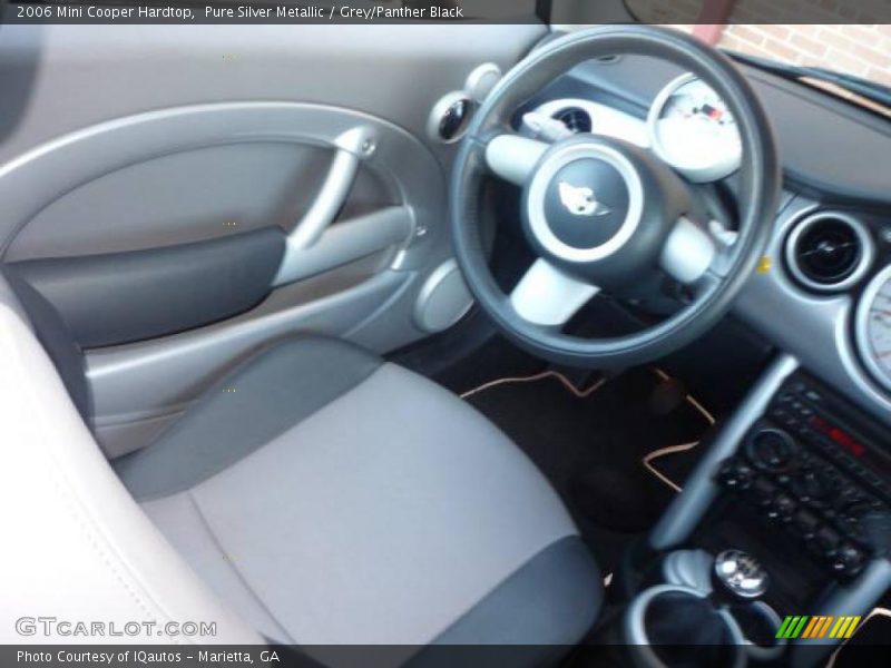 Pure Silver Metallic / Grey/Panther Black 2006 Mini Cooper Hardtop