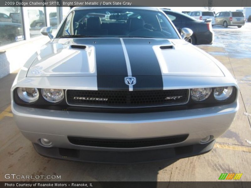 Bright Silver Metallic / Dark Slate Gray 2009 Dodge Challenger SRT8