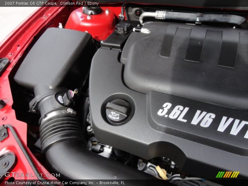 Crimson Red / Ebony 2007 Pontiac G6 GTP Coupe