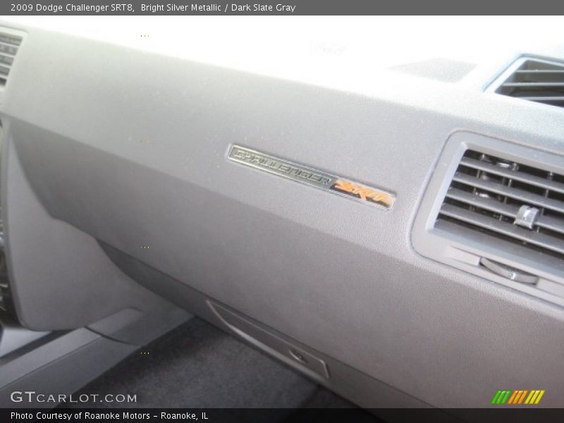 Bright Silver Metallic / Dark Slate Gray 2009 Dodge Challenger SRT8