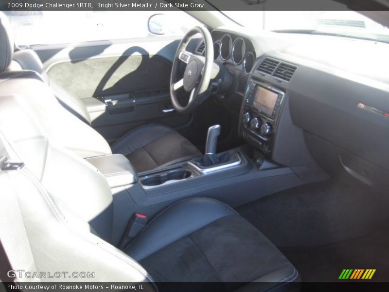 Bright Silver Metallic / Dark Slate Gray 2009 Dodge Challenger SRT8