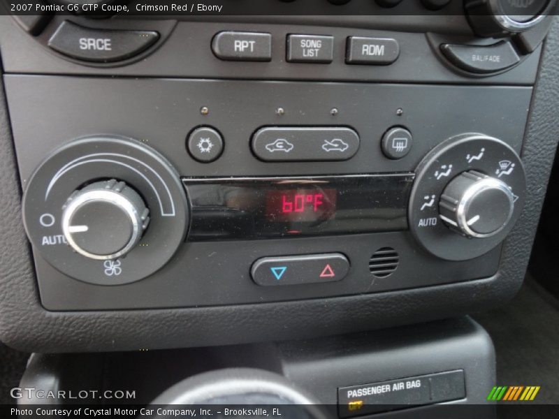 Crimson Red / Ebony 2007 Pontiac G6 GTP Coupe