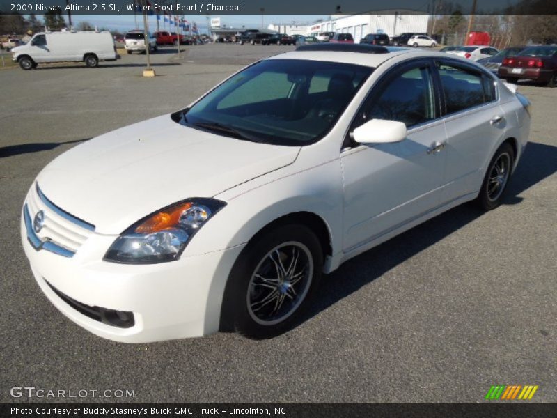 Winter Frost Pearl / Charcoal 2009 Nissan Altima 2.5 SL