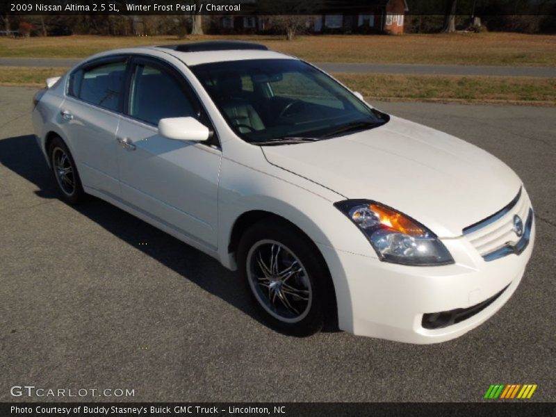 Winter Frost Pearl / Charcoal 2009 Nissan Altima 2.5 SL